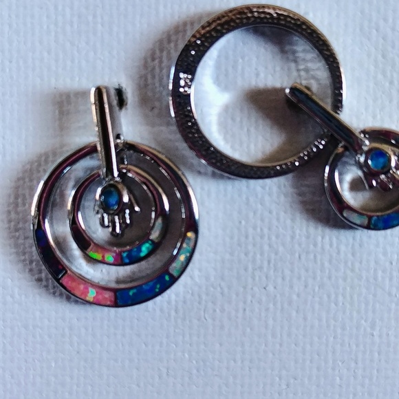 🆕🌸Multi Fire Opal Earrings - Picture 3 of 3